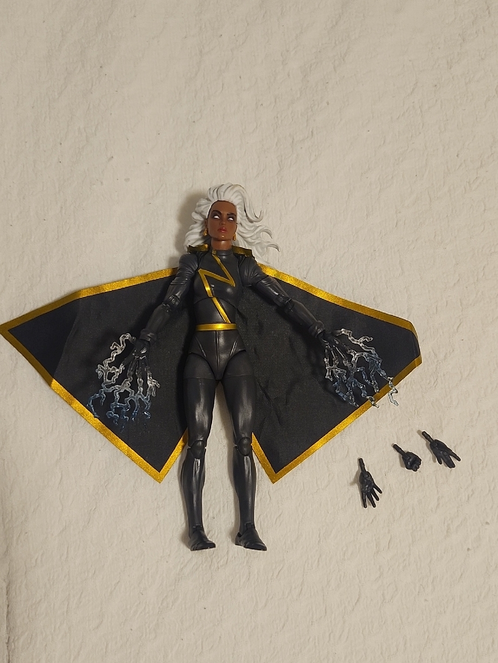 Marvel Storm Action Figure - Black, Gold, White